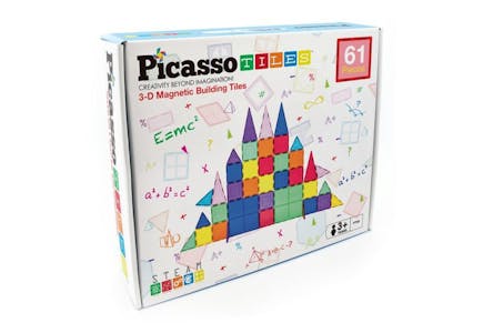 PicassoTiles 61-Piece Set