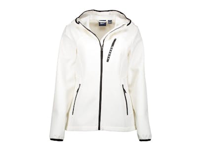 Reebok Women's White Zip-Up Jacket