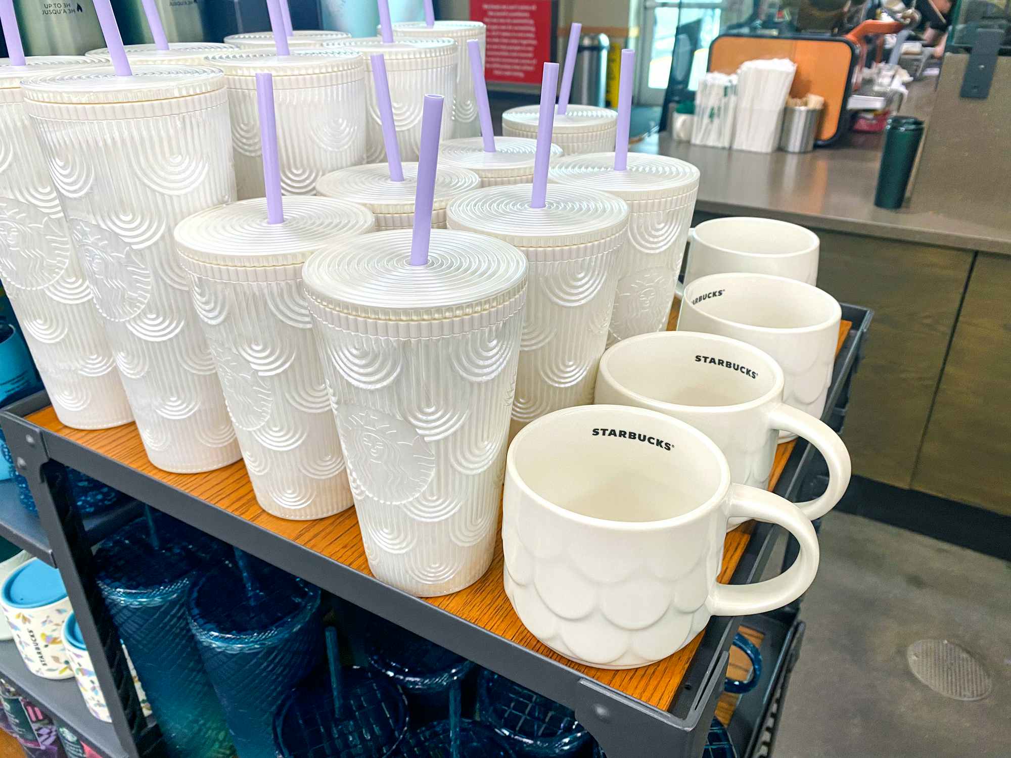 starbucks 2023 spring white pearl cold tumblers and mugs