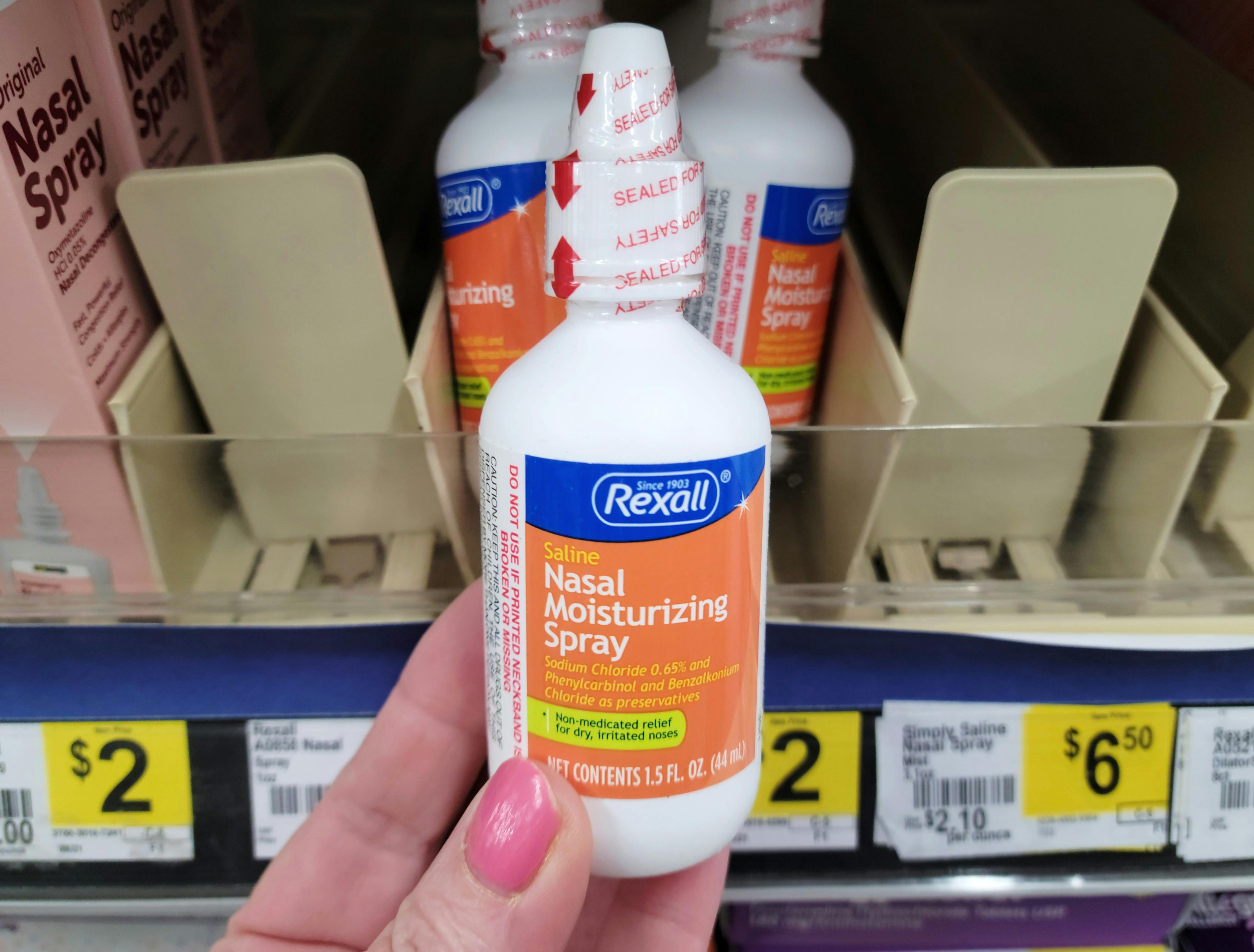 DGHealth or Rexall Nasal Spray, Only 1 at Dollar General The Krazy
