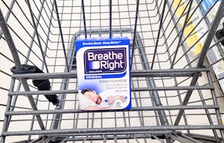breather right strips in shopping cart