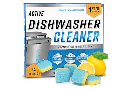 Dishwasher Cleaner and Deodorizer Tablets