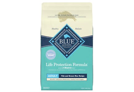 2 Blue Buffalo Dog Food Bags