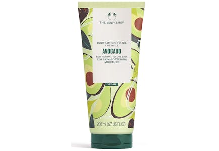 The Body Shop Avocado Lotion-to-Oil