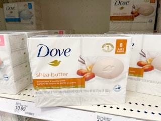 dove bar soap shea butter 8 count