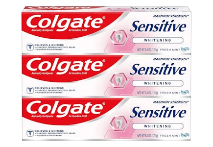 3 Colgate Sensitive 3-Packs