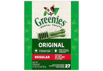 2 Greenies Original Dog Treats (54 total)