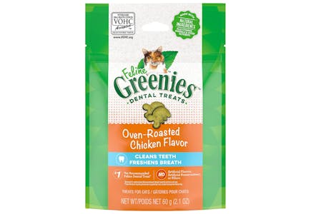 2 Feline Greenies (4.2 oz Total)