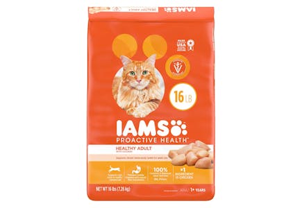 2 Iams Adult Cat Food (32 lb Total)