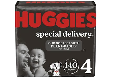 2 Huggies 140-Count Diapers