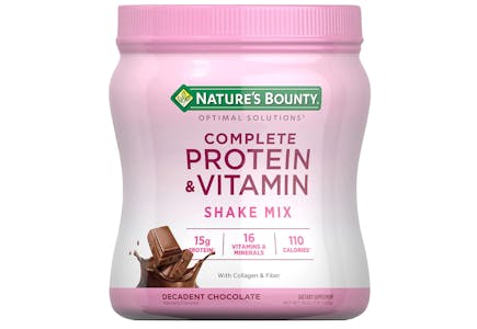 BOGO Nature's Bounty Chocolate Protein Mix