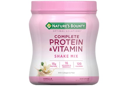 BOGO Nature's Bounty Vanilla Protein Mix