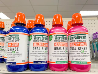 therabreath mouth was clean mint and sparkle mint varieties