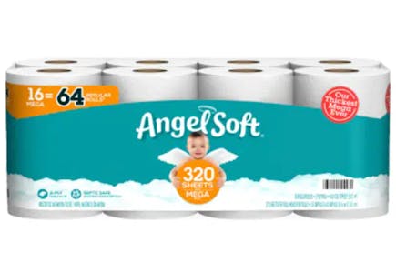 Angel Soft Mega Roll Bath Tissue
