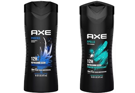 4 Axe Body Washes