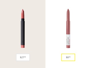 bite beauty creme lip crayon and maybelline superstay ink crayon price comparison graphic