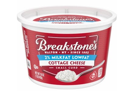 2 Breakstone's Cottage Cheese Tubs