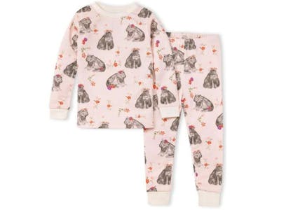 Hippie Hippos Kids' Pajamas