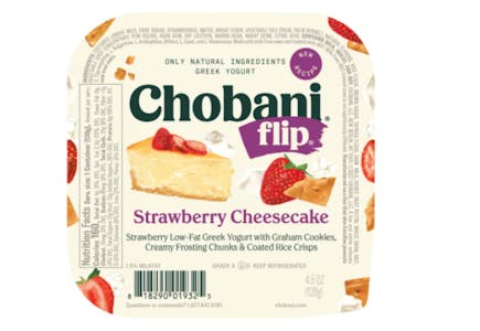 4 Chobani Yogurt Singles
