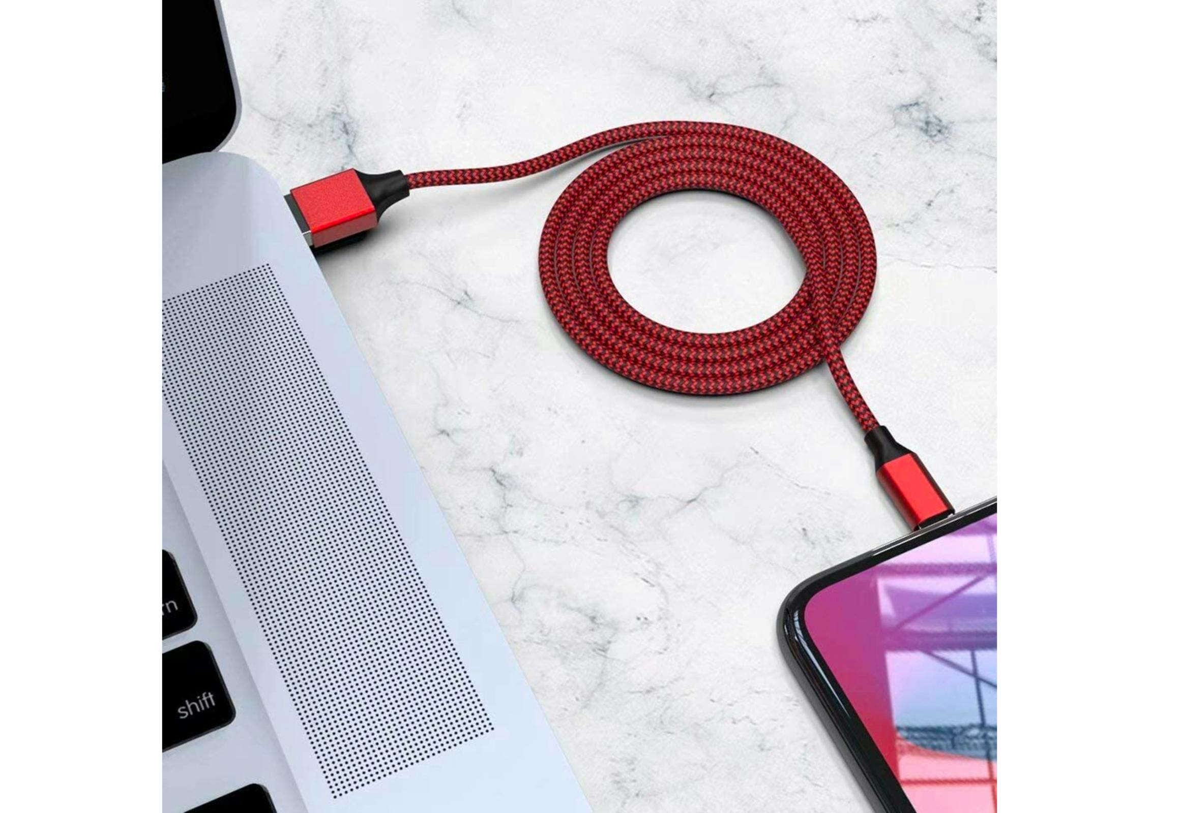 Braided MFi Lightning Cables for Apple Devices (5Pack), Only 13