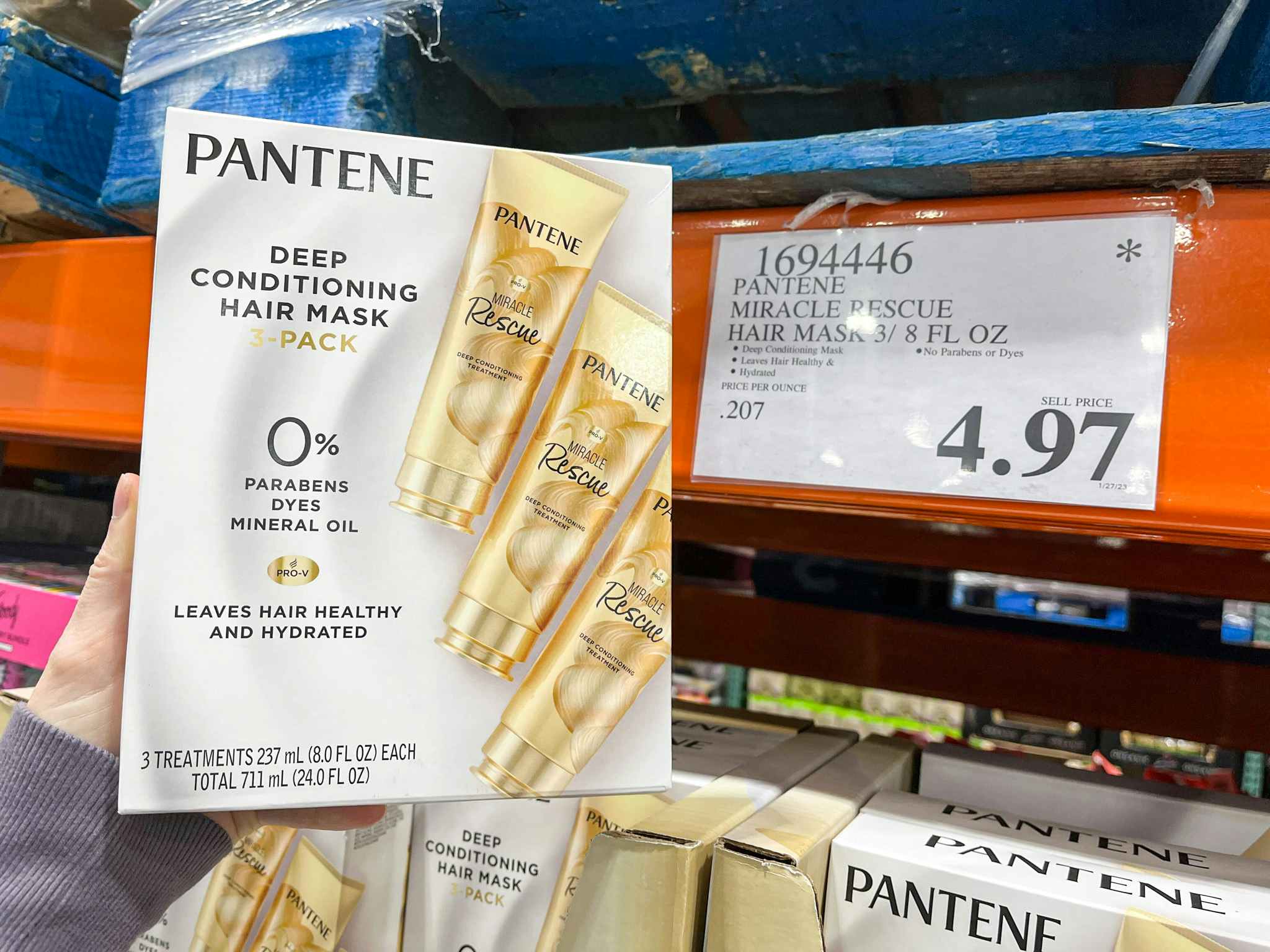 pantene hair mask by clearance sign