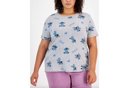 Plus-Size Stitch Shirt