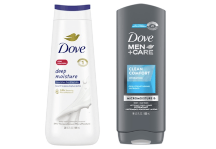 Buy Dove® Body Wash, Get Dove Men+Care Body Wash Free