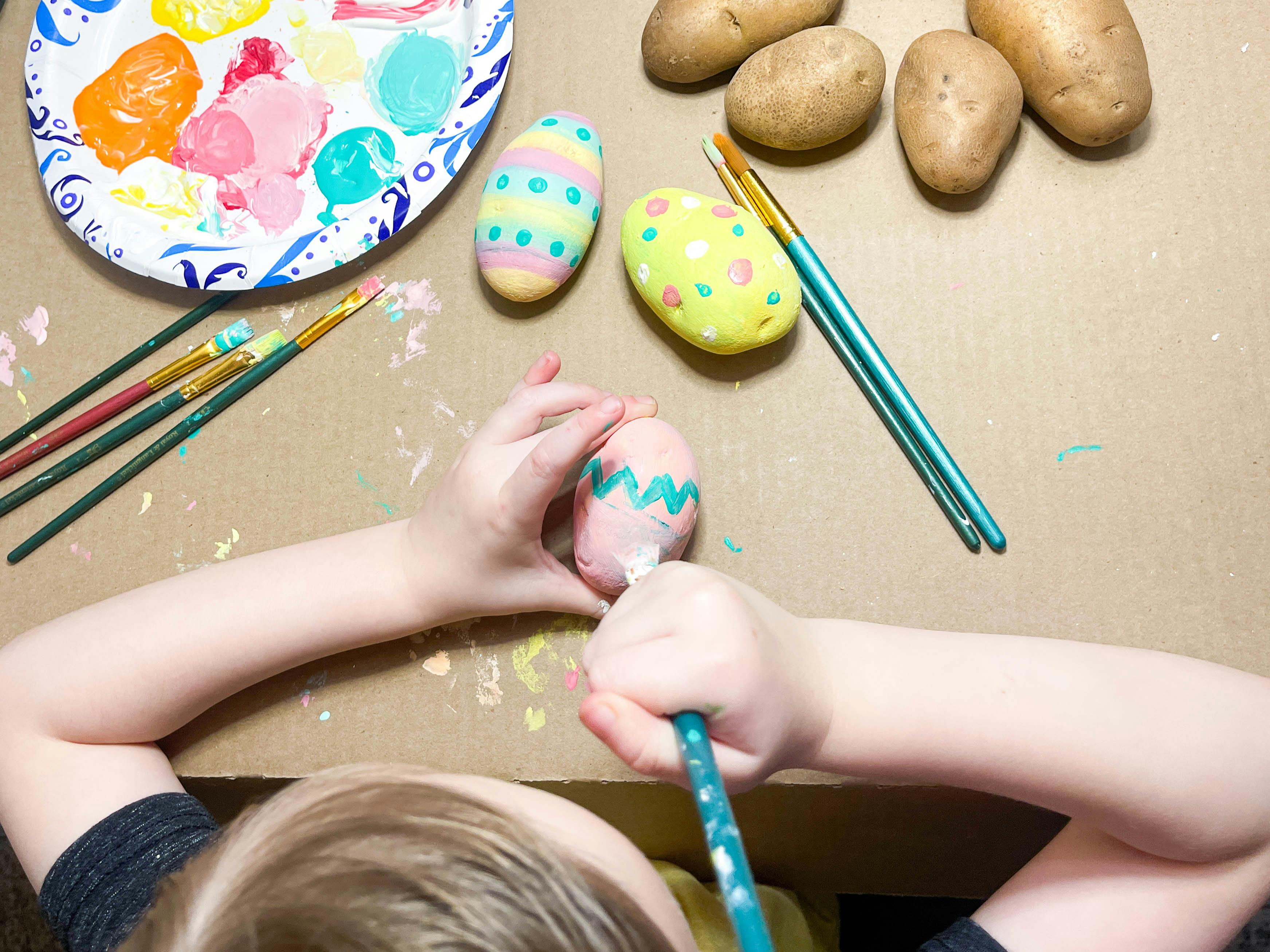 Curious About Painting Potatoes Instead of Eggs Due to Costs You