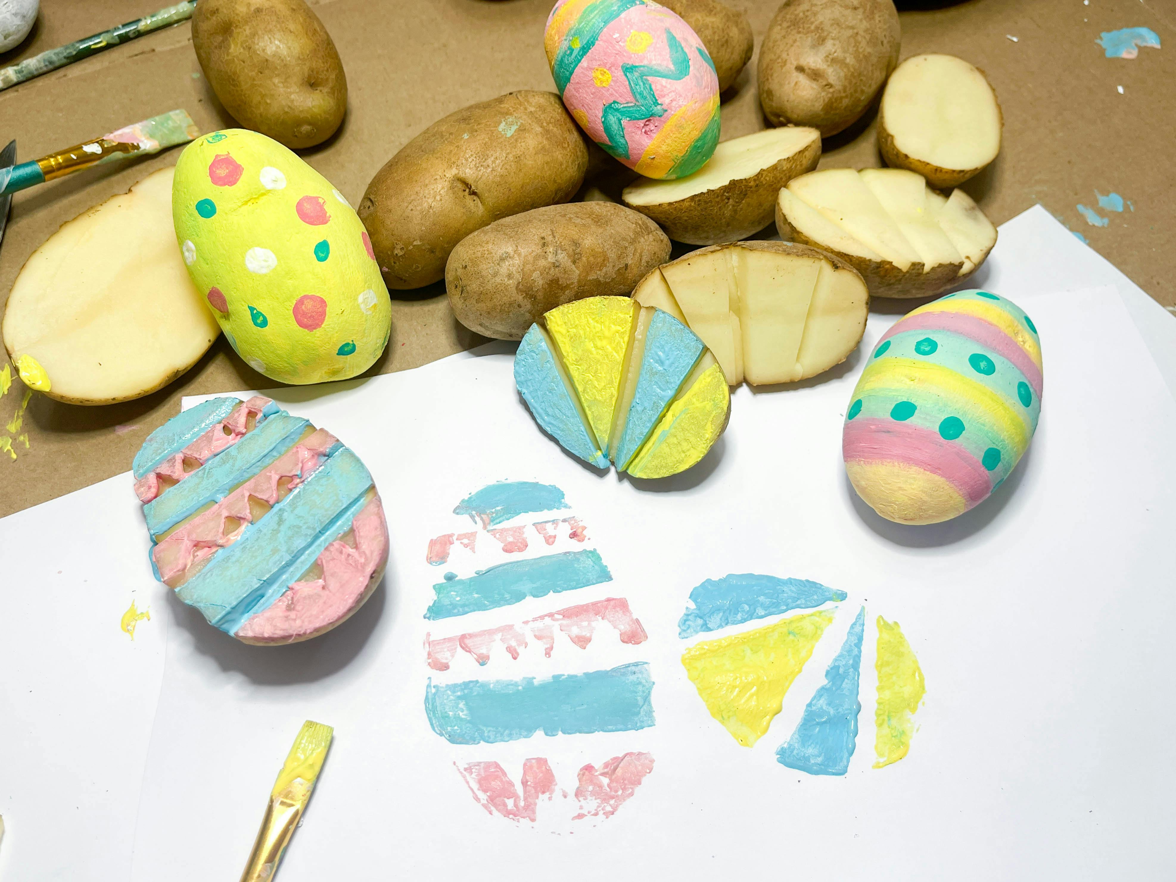 Curious About Painting Potatoes for Easter? Yes, It's Possible — And Cheap!