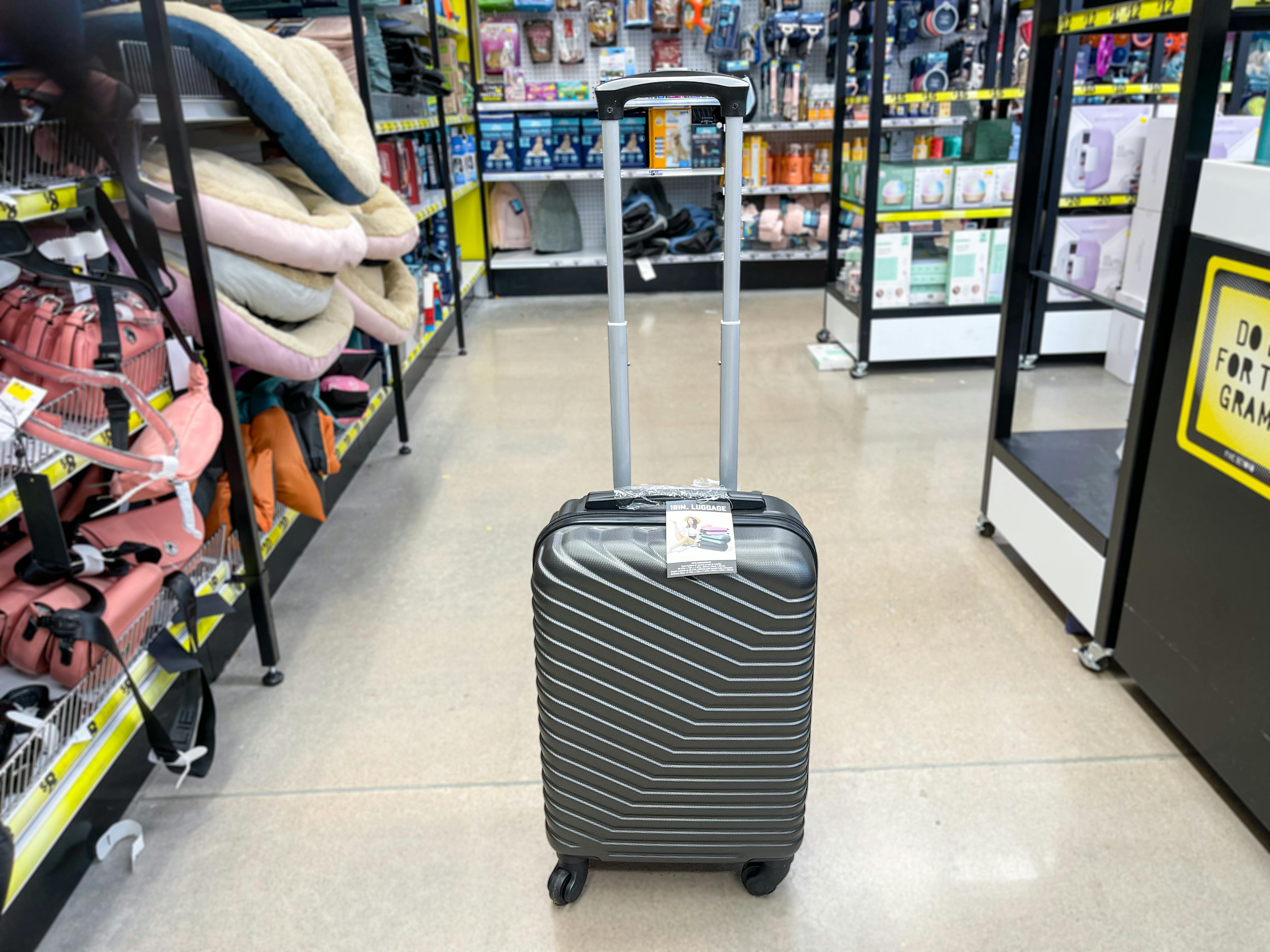 rolling luggage at five below