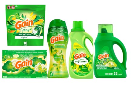 7 Gain Laundry Care Items