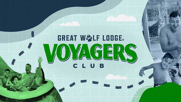 The Great Wolf Lodge Voyagers Club graphic