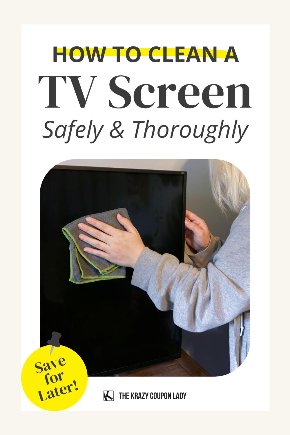How to Clean a TV Screen Safely For Your Next Binge Watch The Krazy