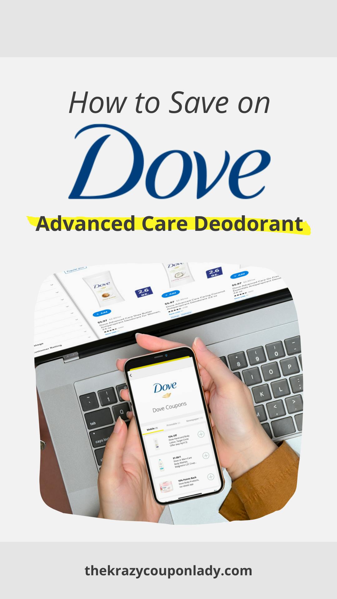 How to Score Dove Advanced Care Deodorant for Less