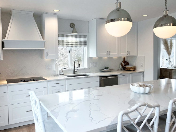 A newly remodeled kitchen