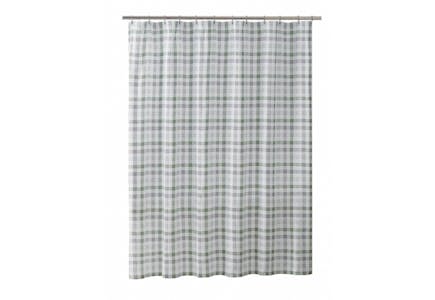 Gingham Shower Curtain