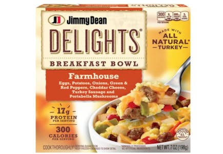 2 Jimmy Dean Breakfast Bowls