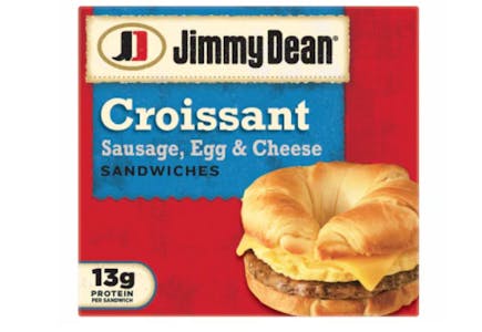 Jimmy Dean Frozen Breakfast Sandwiches