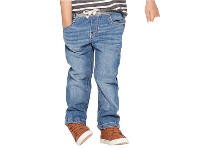 Toddler Pull-On Straight Fit Jeans
