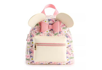 Floral Stripe Mini Backpack