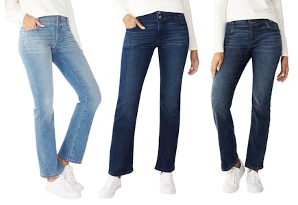 Tummy-Control Bootcut Jeans