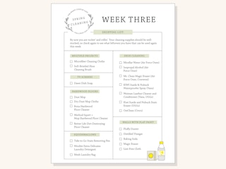 march cleaning challenge week three graphic