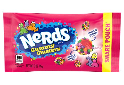 2 Pouches Nerds Gummy Clusters