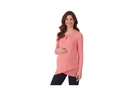 Wrap Front Maternity Top
