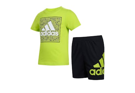 Adidas Kids' Shorts & Shirt Set