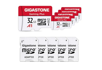 Gigastone 32GB Memory Card 5- Pack