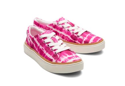 Toms Women's Pink Lace-Up Shoe