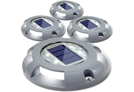 8-Pack Solar Deck Lights