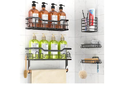 Shower Shelves 5-Pack