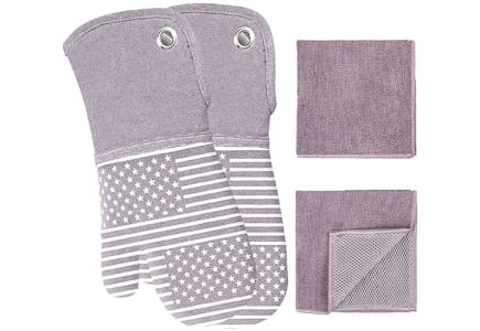 Oven Mitts and Dish Towels